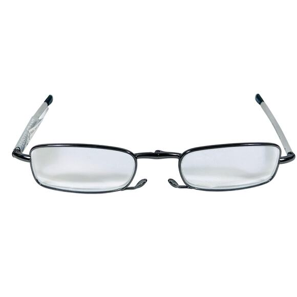 Foster Grant Microvision Folding Reader Eye Glasses +3.25 Magnetic Case New - Picture 1 of 16